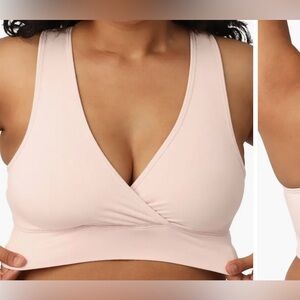 “SIZE LARGE” KINDRED BRAVELY FRENCH TERRY RACERBACK NURSING & SLEEP BRA